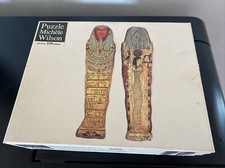 Ancien Puzzle Michele Wilson Art Egyptien 250 Pieces Puzzle Bois Main Pharaon