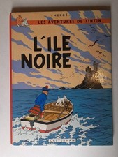 Tintin ile noire b38 - l'ile,