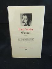 LIVRE LA PLEIADE PAUL VALERY
