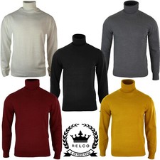 Relco Hommes Col Roulé Pull