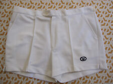 Short Trevois 80'S vintage Blanc Tennis 100 % polyester Homme - 48 / XL