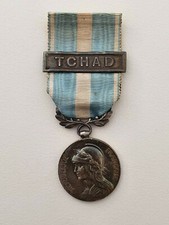 Médaille Coloniale, barrette rectangulaire "Tchad"