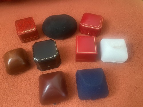 Lot boîte écrin vide - boîte, bague