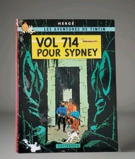 ?? BD Tintin Vol 714 pour Sydney – B37- EO 1968 2ème tirage / ancienne édition