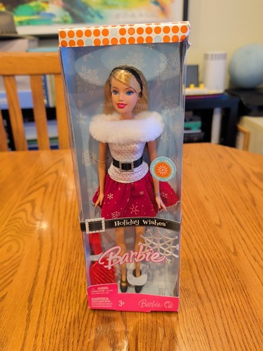 2007 holiday wishes barbie - holiday,