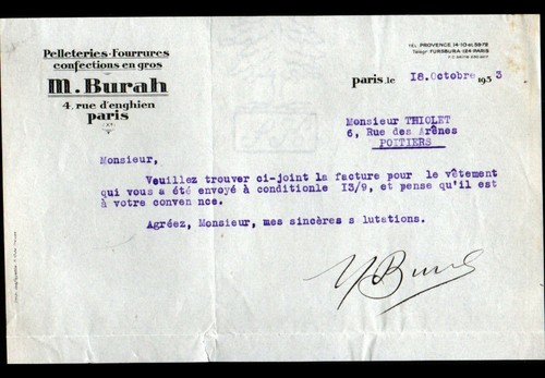 Paris fourrures - (x°),