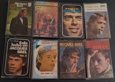 Jacques Brel rare  Lot De 8 K7