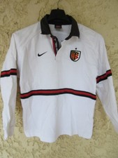 Maillot rugby STADE TOULOUSAIN 2001 NIKE vintage coton shirt 140 152 12 ans