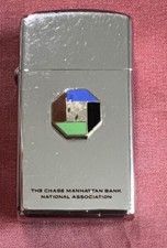Accendino Zippo The Chase Manhattan Bank National Association 1966 Fonctionnant