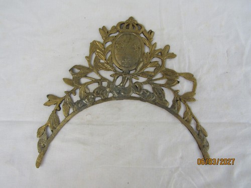 Fronton bronze pour cadran - bronze,