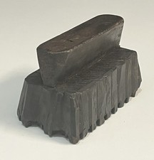 Ancien Tampon Tissu Indien en Bois