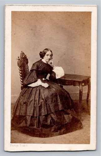 Cdv 1865 mme castel - cdv, de...femme