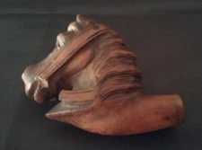 ancien fourneau de pipe tete de cheval