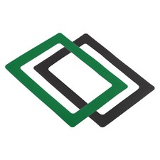 Magnétique Photo Cadre, 2pcs 5x7 Pouce Image avec Support PVC Vert