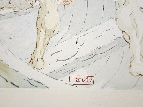 Dali gravure sur - gravure, bois