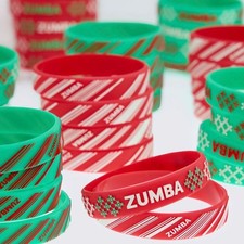 Zumba Holiday Rubber Bracelets