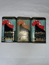 Boîte Ancienne La Matina Cémoi , Déjeuner, Cuisine , lot de 3  - 19 cm