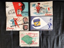 Lot de 5 buvards