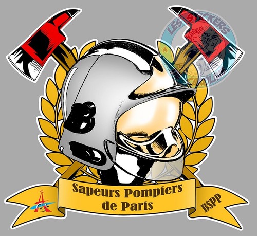 Sticker sapeurs pompiers - sticker,