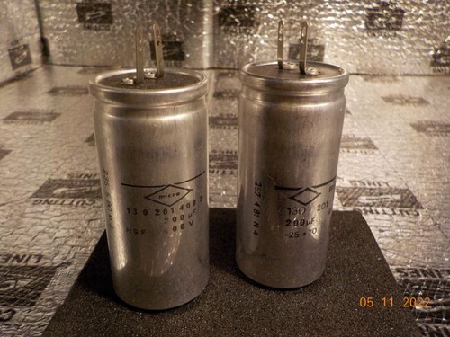 Condensateur chimique pol - condensateur,