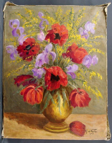 Tableau 1963 bouquet - , de