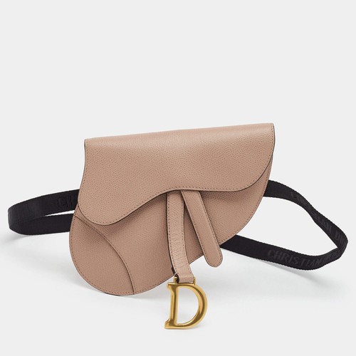 Sac ceinture cuir - ceinture, beige