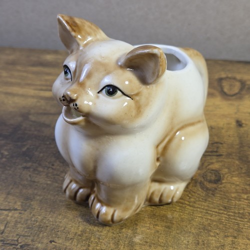 Vintage ceramic cat creamer - ceramic,