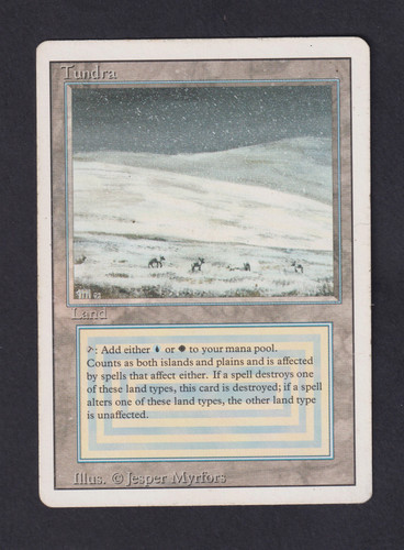Magic mtg tundra revised - -,