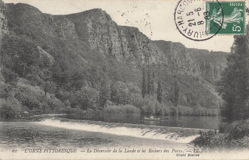 Deversoir lande rochers - 61,