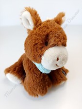 Peluche/Doudou Mocha Petit Cheval Marron Beige Bandana Les Amis 12cm  Kaloo 2014