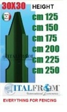 poteaux de clôture, acier