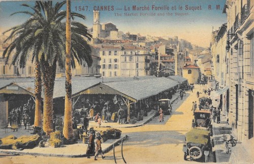 Cpa cannes le marche - cannes,
