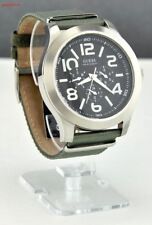 Brand New GuEsS Watch Unisex Men Leather Green Multifunctions US