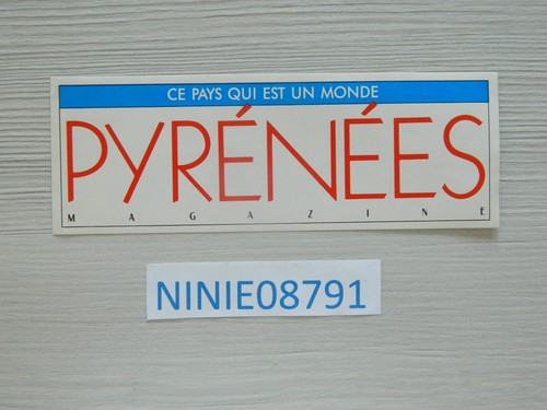 Autocollant pyrenees magazine - autocollant,