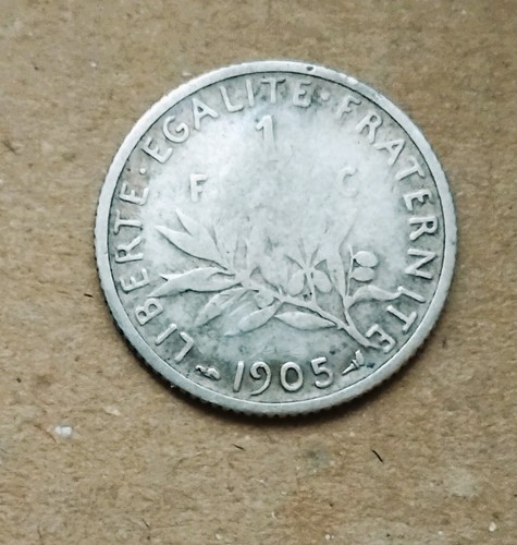 Monnaie franc semeuse argent - 1,