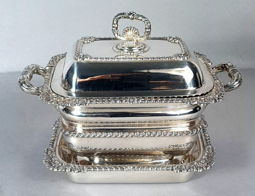 Ancienne saucière métal