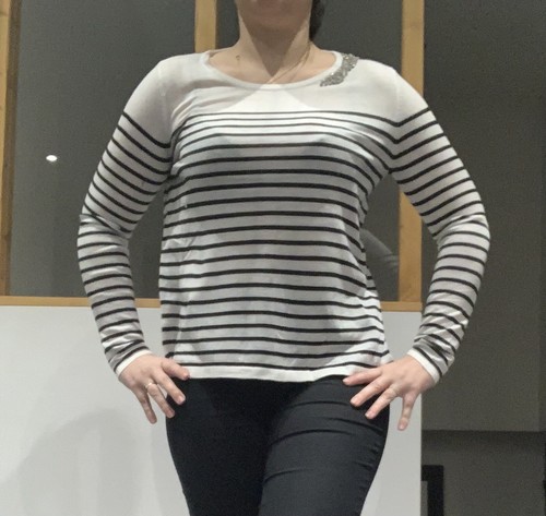 Pull mariniere blanc - pull,