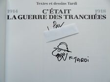 Dédicace de Tardi dans