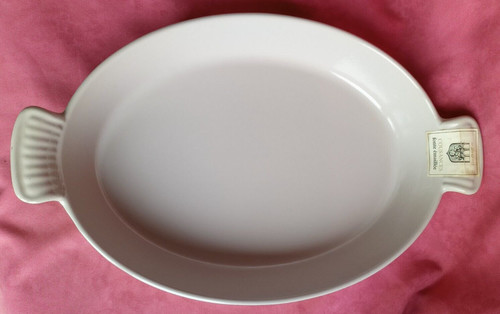 Belle ancien plat ovale - , fonte