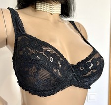 soutien gorge 100/105c dentelle noir bonnets à armatures 744!