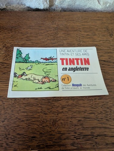 Mini album tintinen - mini, n°1