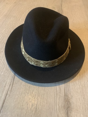 Chapeau maradji noir feutre - chapeau,