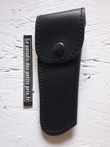 étui cuir noir à - 1,