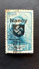 ?? FRANCE Rare Cezanne 1939 with NANCY & NAZI CROSS OVERPRINT 