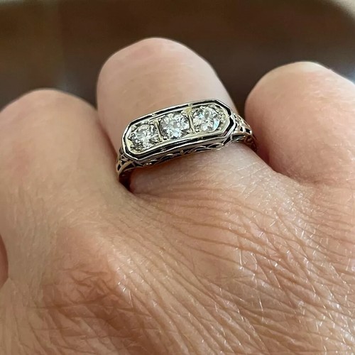Bague fiançailles trois - bague, de