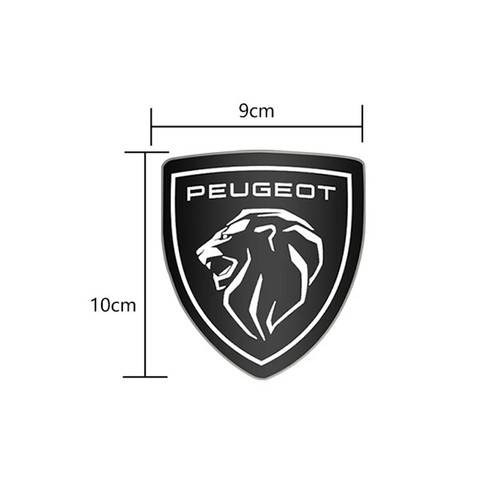 Badge logo métal peugeot - logo,