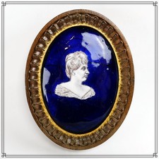 ELEGANTE PLAQUE EN EMAUX DE