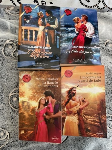 Lot de4 livres harlequin - livres,