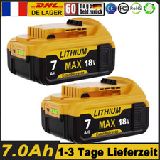 2x Pour DeWalt batterie 18 V 7,0Ah XR Lithium-Ion DCB182 DCB184 DCB200 DCB205