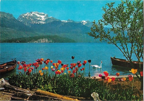 Lac annecy vue avec la - d'annecy,